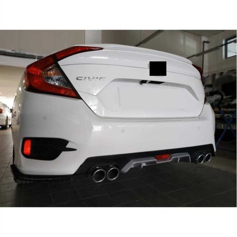 Honda Civic Fc5 Uyumlu Yedek Parça 2016-2020 Difüzör Silver