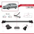 Toyota Avensis SW 2003-2009 Arası ile Uyumlu FLY Model Ara Atkı Tavan Barı Gri 2 Adet