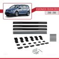 Volkswagen Touran Cross Post-Facelift 2010-2015 Arası ile Uyumlu BASIC Model Ara Atkı Tavan Barı Siyah 3 Adet