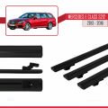 Mercedes E Class S212 2013-2016 Arası ile Uyumlu BASIC Model Ara Atkı Tavan Barı Siyah 3 Adet