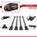 Toyota Proace 2017 ve Sonrası ile Uyumlu FLY Model Ara Atkı Tavan Barı Gri 4 Adet