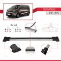 Toyota Proace 2017 ve Sonrası ile Uyumlu FLY Model Ara Atkı Tavan Barı Gri 4 Adet
