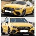 Mercedes W177 2019+ A45 Uyumlu Ön Tampon Panjur Seti