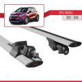 Opel Mokka A (J13) 2012-2016 Arası ile Uyumlu HOOK Model Ara Atkı Tavan Barı Gri 2 Adet