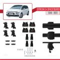 Citroen C4 Spacetourer 2018-2022 Arası ile Uyumlu ACE-4 Ara Atkı Tavan Barı Siyah 2 Adet