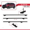Kia Sportage 2023-2025 Arası ile Uyumlu BASIC Model Ara Atkı Tavan Barı Siyah 3 Adet