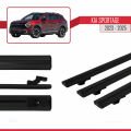 Kia Sportage 2023-2025 Arası ile Uyumlu BASIC Model Ara Atkı Tavan Barı Siyah 3 Adet