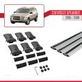 Chevrolet Uplander 2005-2009 Arası ile Uyumlu FLY Model Ara Atkı Tavan Barı Gri 3 Adet
