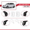 Seat Leon 3 (5F) Cupra ST 2013-2020 Arası ile Uyumlu ACE-2 Ara Atkı Tavan Barı Siyah 2 Adet