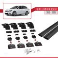 Seat Leon 3 (5F) Cupra ST 2013-2020 Arası ile Uyumlu ACE-2 Ara Atkı Tavan Barı Siyah 2 Adet