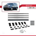 Honda Pilot 2 2009-2015 Arası ile Uyumlu BASIC Model Ara Atkı Tavan Barı Gri 3 Adet