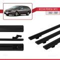 Nissan Primera 3 (W12) Traveller 2002-2007 Arası ile Uyumlu BASIC Model Ara Atkı Tavan Barı Siyah 3 Adet