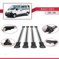 Renault Trafic 2 (X83) 2001-2014 Arası ile Uyumlu FLY Model Ara Atkı Tavan Barı Gri 4 Adet