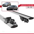 Mercedes C Class 4 (S205) 2015-2021 Arası ile Uyumlu HOOK Model Ara Atkı Tavan Barı Gri 2 Adet