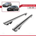 Mercedes C Class 4 (S205) 2015-2021 Arası ile Uyumlu HOOK Model Ara Atkı Tavan Barı Gri 2 Adet
