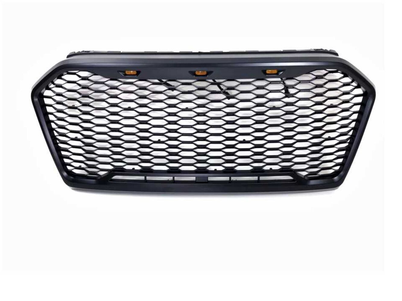 Ford Ranger T8 Yeni Tip Panjur (Turuncu Led & Siyah Harfler)