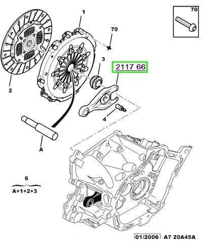 Peugeot 2008 206 207 208 3008 301 307 308 407 Debriyaj Çatalı