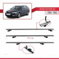 Skoda Octavia 2 (1Z) 2004-2013 Arası ile Uyumlu BASIC Model Ara Atkı Tavan Barı Gri 2 Adet