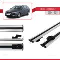 Skoda Octavia 2 (1Z) 2004-2013 Arası ile Uyumlu BASIC Model Ara Atkı Tavan Barı Gri 2 Adet