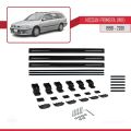 Nissan Primera 2 (W11) Traveller 1998-2001 Arası ile Uyumlu BASIC Model Ara Atkı Tavan Barı Siyah 3 Adet