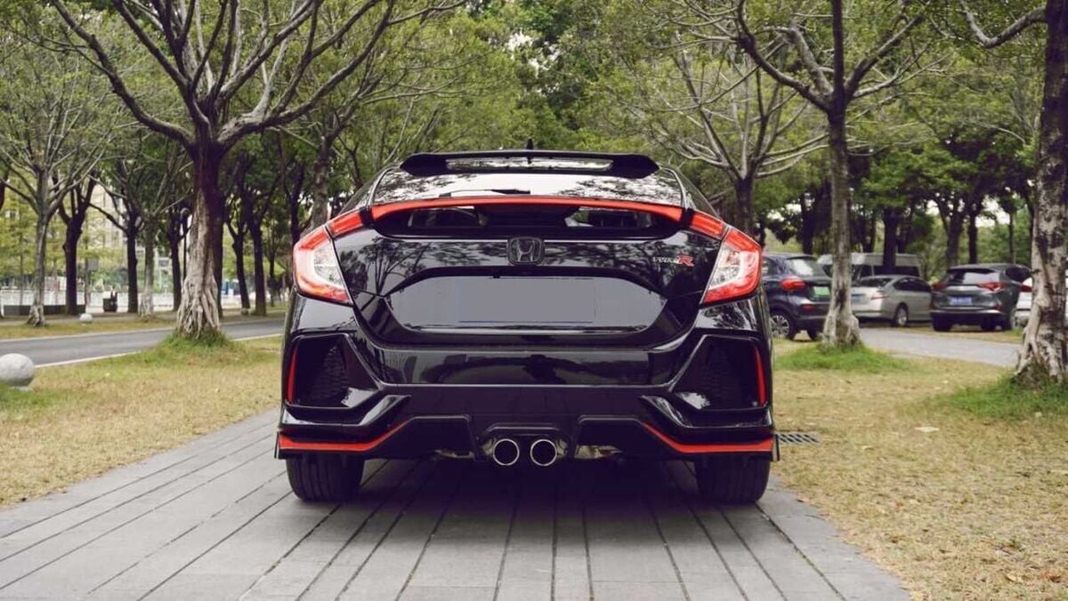 Honda Civic Hb Fk7 Uyumlu Yedek Parça Led Spoiler