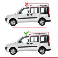 Fiat Doblo 2000-2009 Arası ile Uyumlu ACE-1 Ara Atkı Tavan Barı Siyah 3 Adet