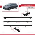 Honda Odyssey 2011-2017 Arası ile Uyumlu BASIC Model Ara Atkı Tavan Barı Siyah 3 Adet