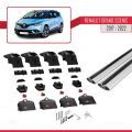 Renault Grand Scenic 4 2017-2022 Arası ile Uyumlu ACE-2 Ara Atkı Tavan Barı Gri 2 Adet