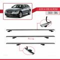 A4 (B8) Allroad 2009-2015 Arası ile Uyumlu BASIC Model Ara Atkı Tavan Barı Gri 3 Adet