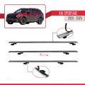 Kia Sportage 2023-2025 Arası ile Uyumlu BASIC Model Ara Atkı Tavan Barı Gri 3 Adet