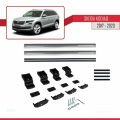 Skoda Kodiaq 2017-2023 Arası ile Uyumlu BASIC Model Ara Atkı Tavan Barı Gri 2 Adet