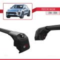 Porsche Macan (95B) 2014 ve Sonrası ile Uyumlu ACE-2 Ara Atkı Tavan Barı Siyah 2 Adet