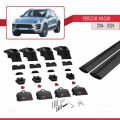 Porsche Macan (95B) 2014 ve Sonrası ile Uyumlu ACE-2 Ara Atkı Tavan Barı Siyah 2 Adet