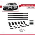 A4 (B9) Allroad 2016 ve Sonrası ile Uyumlu BASIC Model Ara Atkı Tavan Barı Siyah 3 Adet
