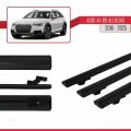 A4 (B9) Allroad 2016 ve Sonrası ile Uyumlu BASIC Model Ara Atkı Tavan Barı Siyah 3 Adet