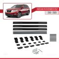 Nissan Pathfinder 4 (R52) 2013-2020 Arası ile Uyumlu BASIC Model Ara Atkı Tavan Barı Siyah 3 Adet