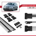 Mercedes C Class 2 (S203) 2000-2007 Arası ile Uyumlu FLY Model Ara Atkı Tavan Barı Gri 2 Adet