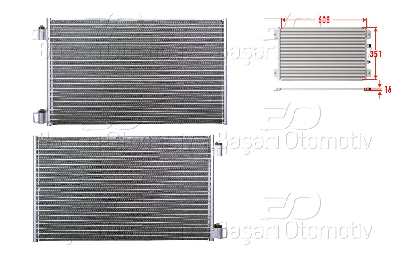 Renault Kangoo Express Mercedes-Benz 108 CDI 1.5 DCI 1.6 DCI Klima Radyatörü