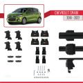 Chevrolet Spark (M400) 2016-2022 Arası ile Uyumlu ACE-4 Ara Atkı Tavan Barı Siyah 2 Adet