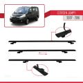 Citroen Jumpy 2 (G9) 2007-2016 Arası ile Uyumlu BASIC Model Ara Atkı Tavan Barı Siyah 4 Adet