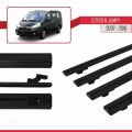 Citroen Jumpy 2 (G9) 2007-2016 Arası ile Uyumlu BASIC Model Ara Atkı Tavan Barı Siyah 4 Adet