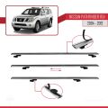 Nissan Pathfinder 3 (R51) 2004-2012 Arası ile Uyumlu BASIC Model Ara Atkı Tavan Barı Gri 3 Adet
