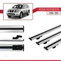 Nissan Pathfinder 3 (R51) 2004-2012 Arası ile Uyumlu BASIC Model Ara Atkı Tavan Barı Gri 3 Adet