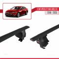 Chevrolet Malibu IX 2016 ve Sonrası ile Uyumlu ACE-4 Ara Atkı Tavan Barı Siyah 2 Adet