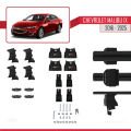 Chevrolet Malibu IX 2016 ve Sonrası ile Uyumlu ACE-4 Ara Atkı Tavan Barı Siyah 2 Adet