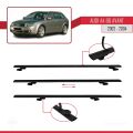 A4 (B6) Avant 2002-2004 Arası ile Uyumlu BASIC Model Ara Atkı Tavan Barı Siyah 3 Adet