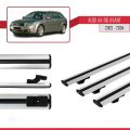 A4 (B6) Avant 2002-2004 Arası ile Uyumlu BASIC Model Ara Atkı Tavan Barı Gri 3 Adet