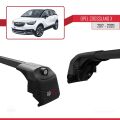 Opel Crossland X 2017-2020 Arası ile Uyumlu ACE-2 Ara Atkı Tavan Barı Siyah 2 Adet