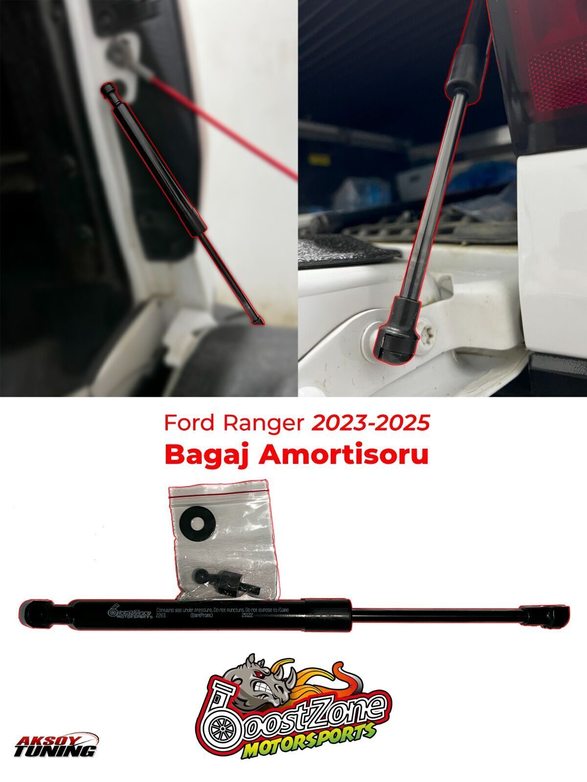 Ford Ranger 2023-2025 Bagaj Amortisörü