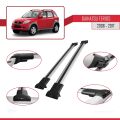Daihatsu Terios 2 (J200) 2006-2017 Arası ile Uyumlu FLY Model Ara Atkı Tavan Barı Gri 2 Adet